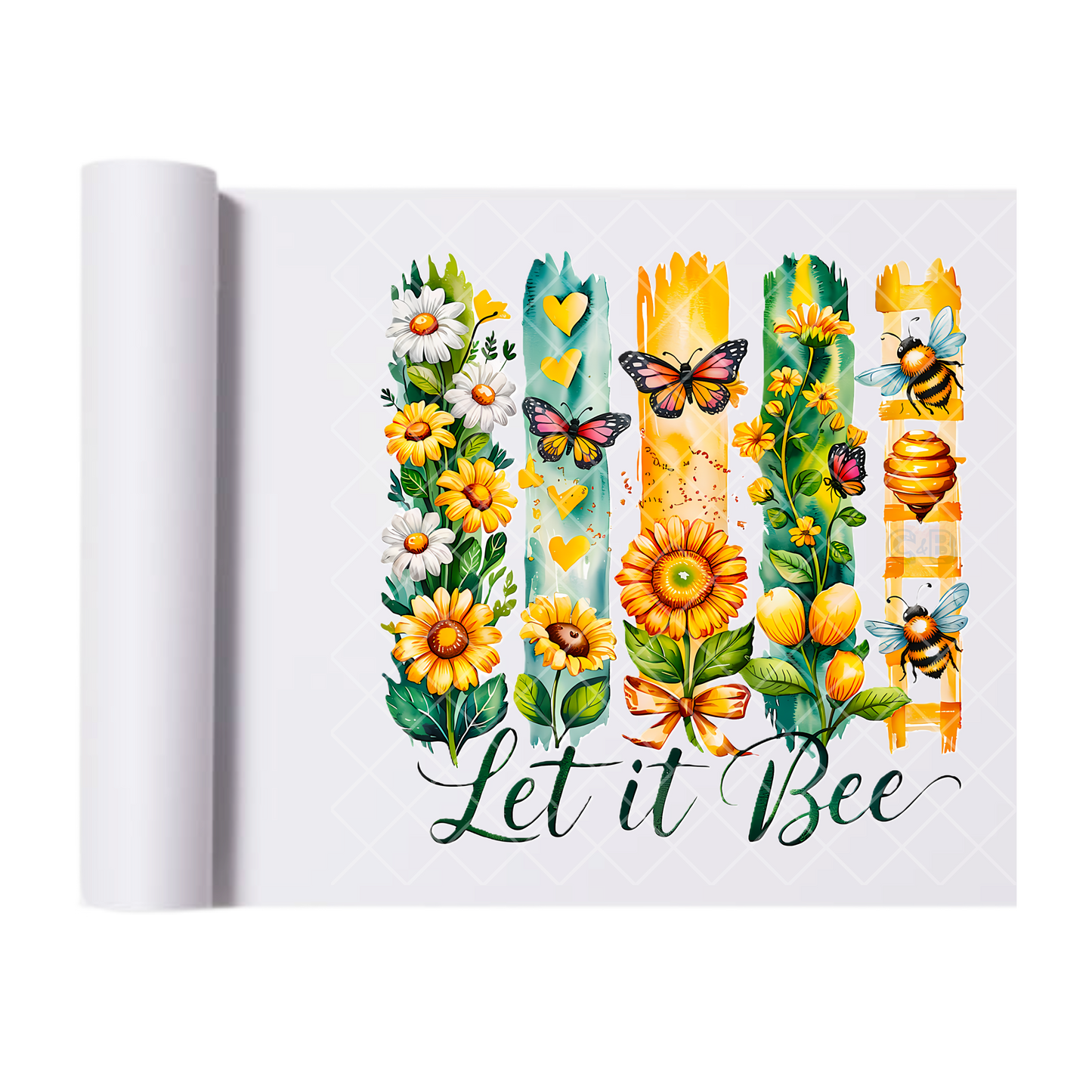 Let It Bee - Direct Print Film Transfer for T-Shirts, Cotton, Polyester & Blends - High-Quality Print