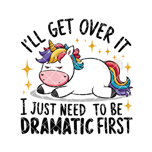 Just need to be dramatic unicorn PNG