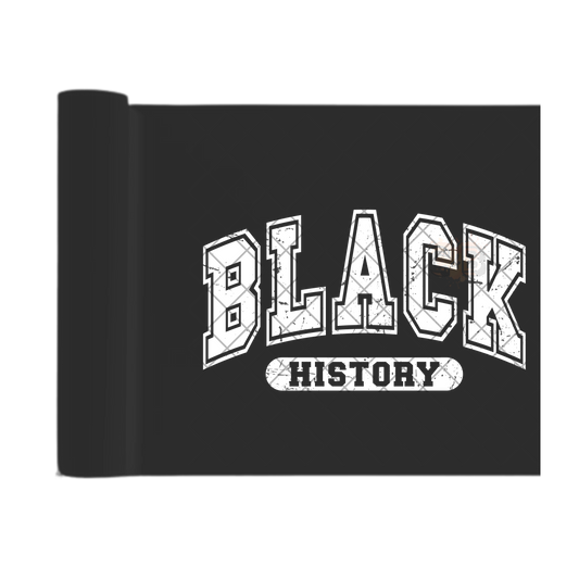 Black history college font DTF transfers for T-shirts