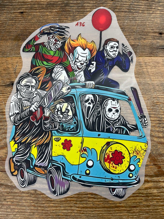 Horror squad #A36 Discount Print