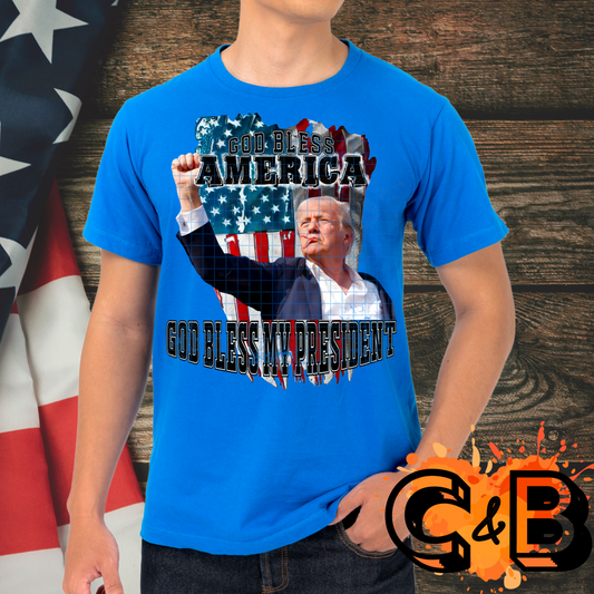 God Bless My President T-Shirt