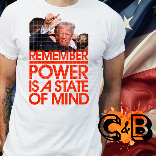 Power Is A State Of Mind (Nixon Inspired) T-Shirt