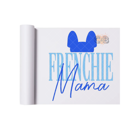 Frenchie Mama Ears DTF Transfer