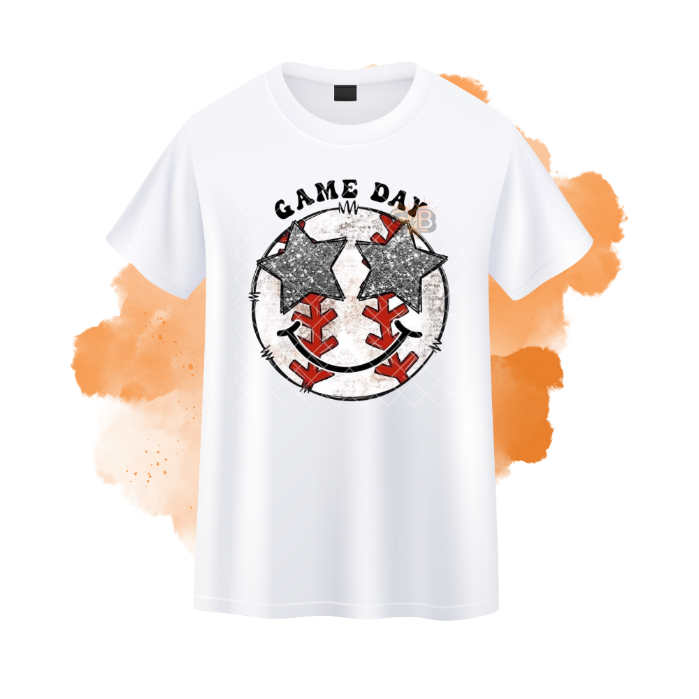 Game Day Baseball Glitter T-Shirt