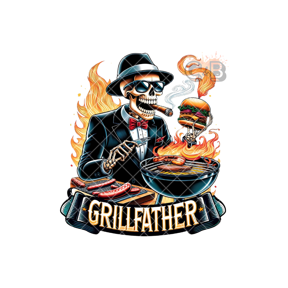 Grill Father Skeleton PNG