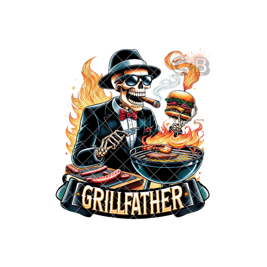 Grill Father Skeleton PNG