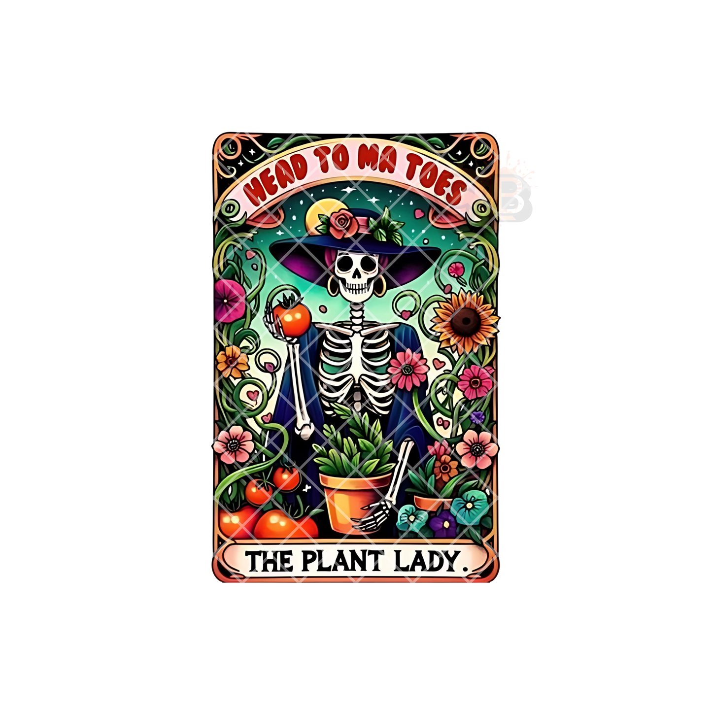 The Plant Lady Tara Card PNG