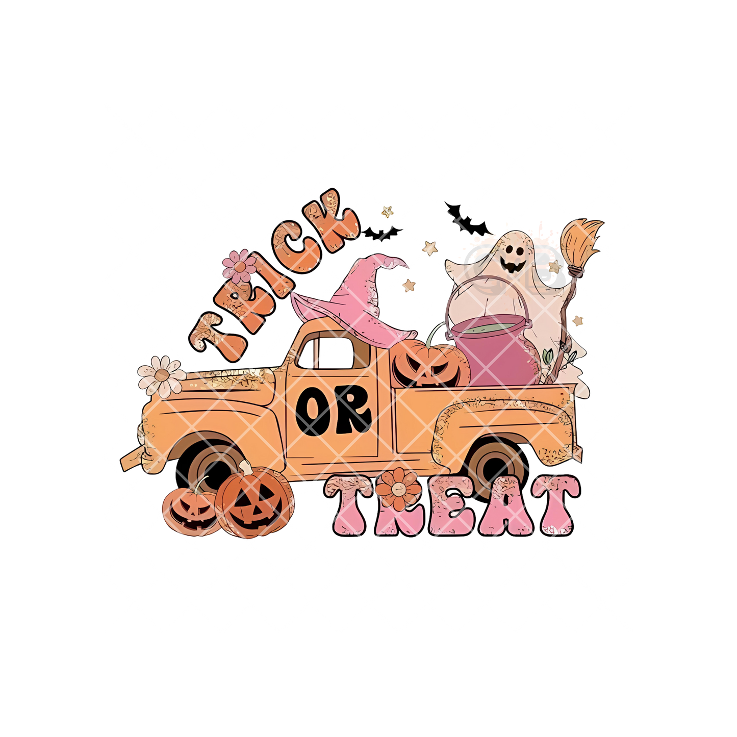 Trick or Treat Truck PNG