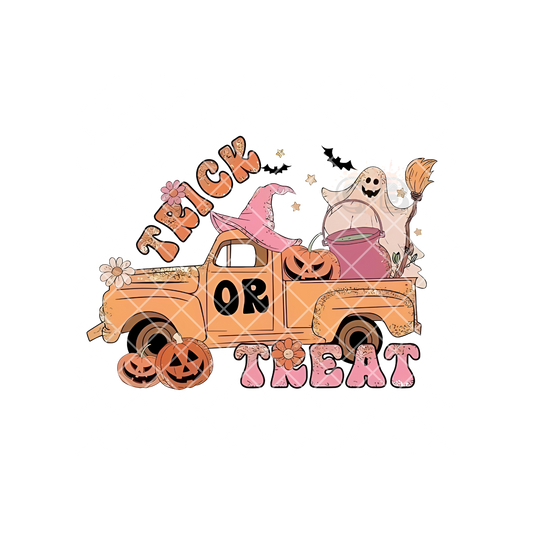 Trick or Treat Truck PNG