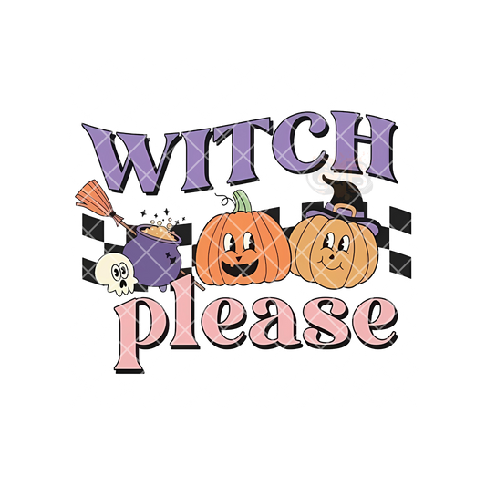 Witch Please Pumpkins PNG