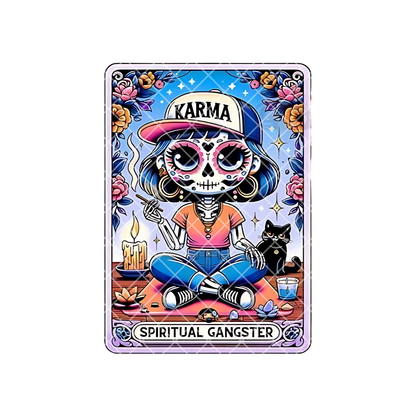 The Spiritual Gangster Tara Card PNG