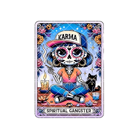 The Spiritual Gangster Tara Card PNG