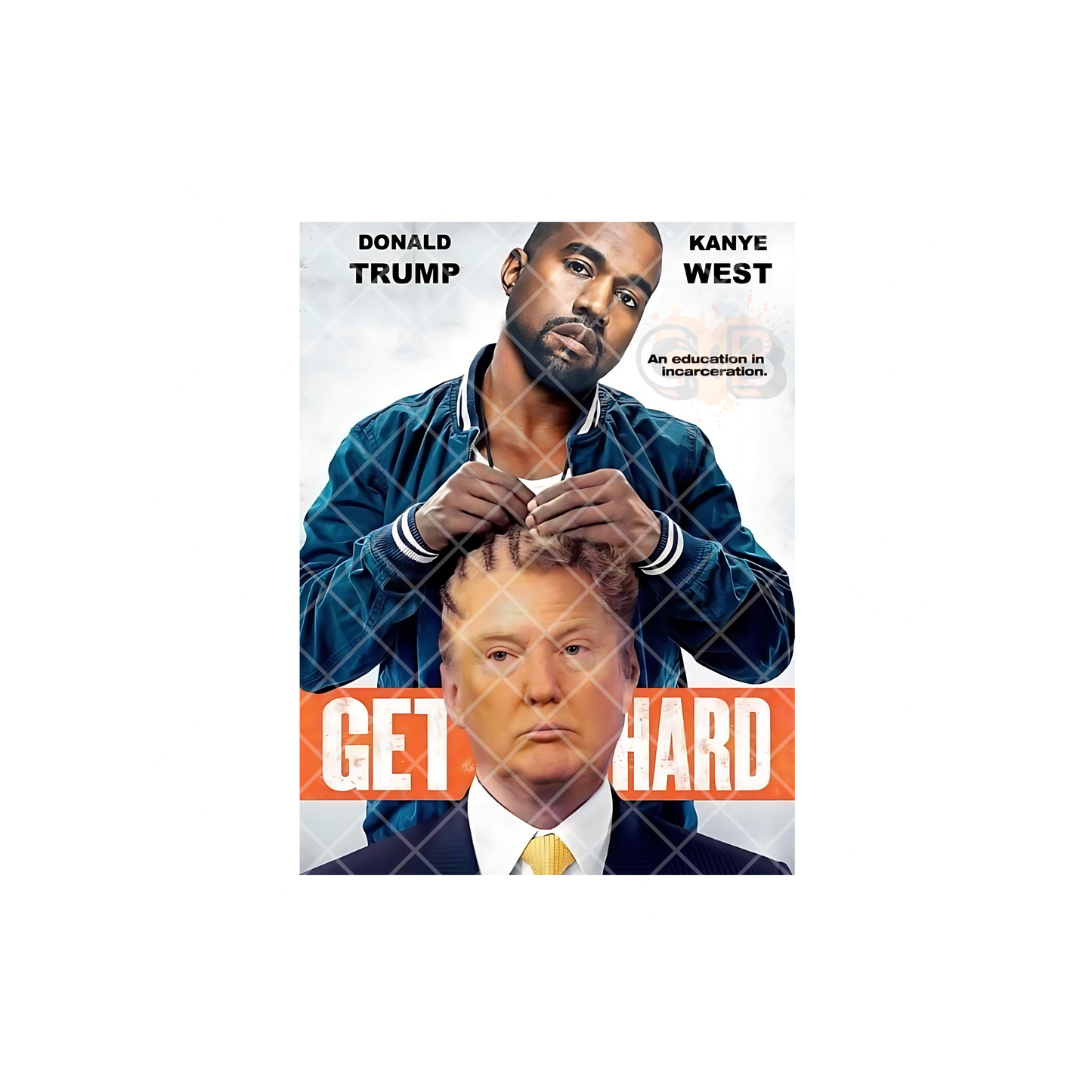 Get Hard Kanye Trump PNG