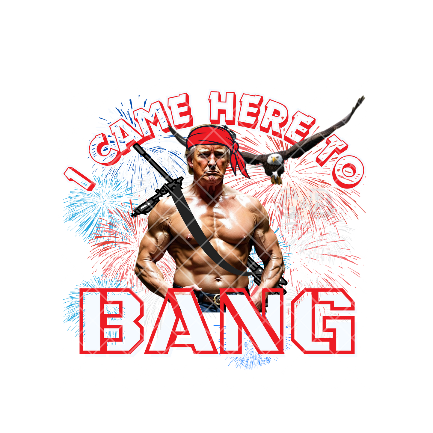 I Came Here To Bang Trump SET PNG