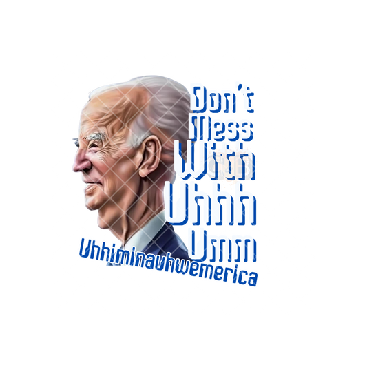 Joe Biden Uhh Umm PNG