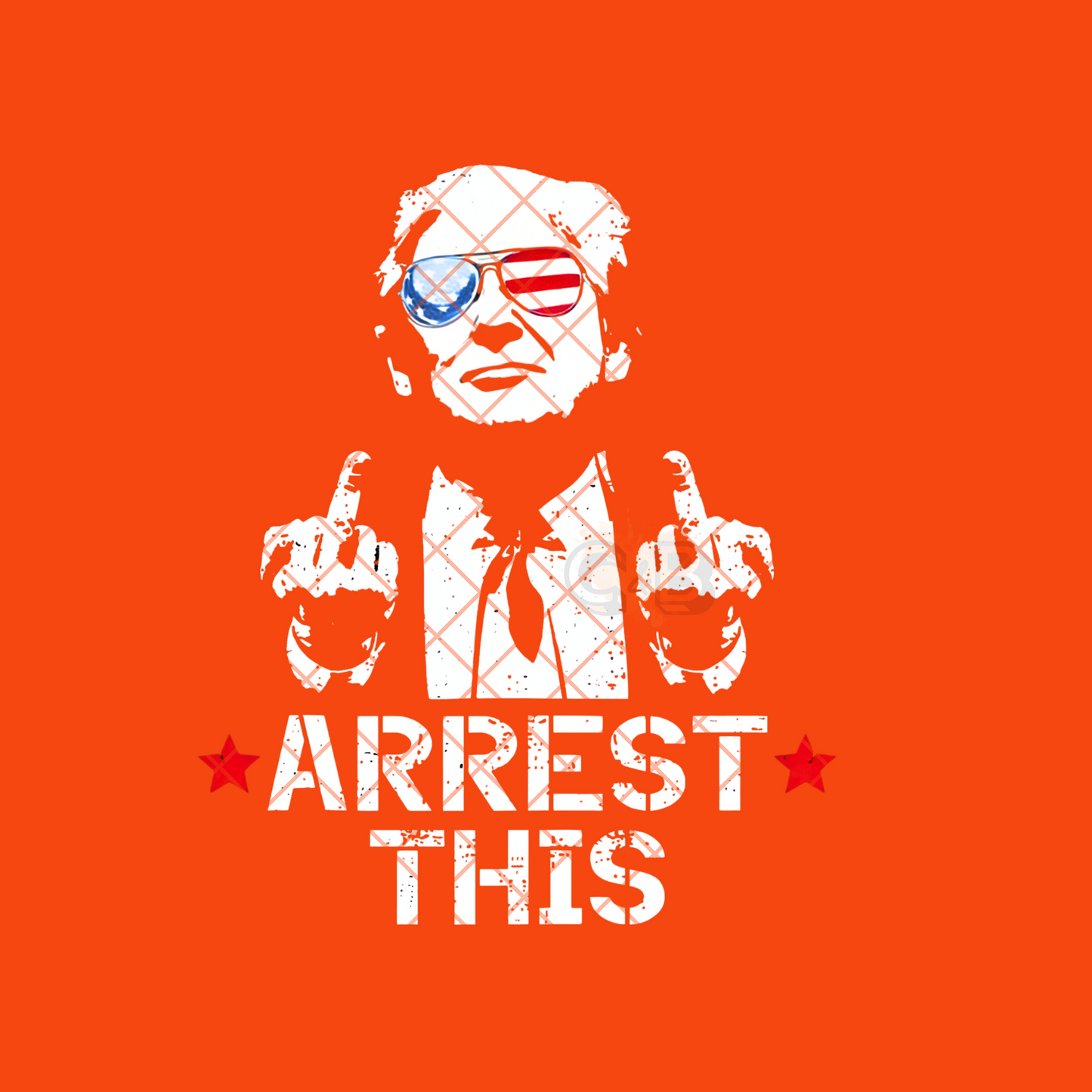 Donald Trump Middle Fingers SET PNG