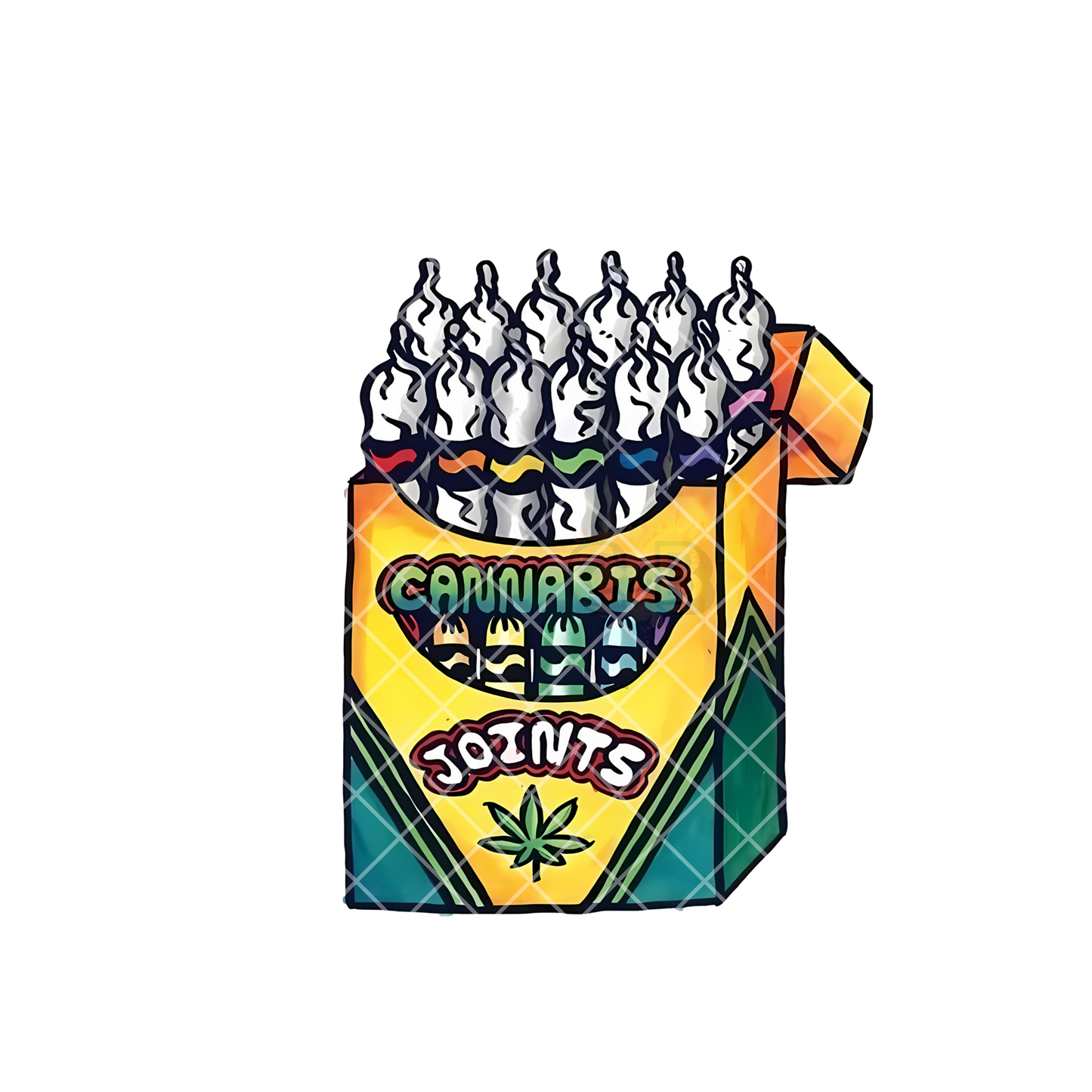 Cannabis Crayon Joints PNG