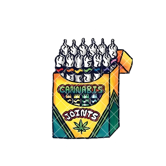 Cannabis Crayon Joints PNG