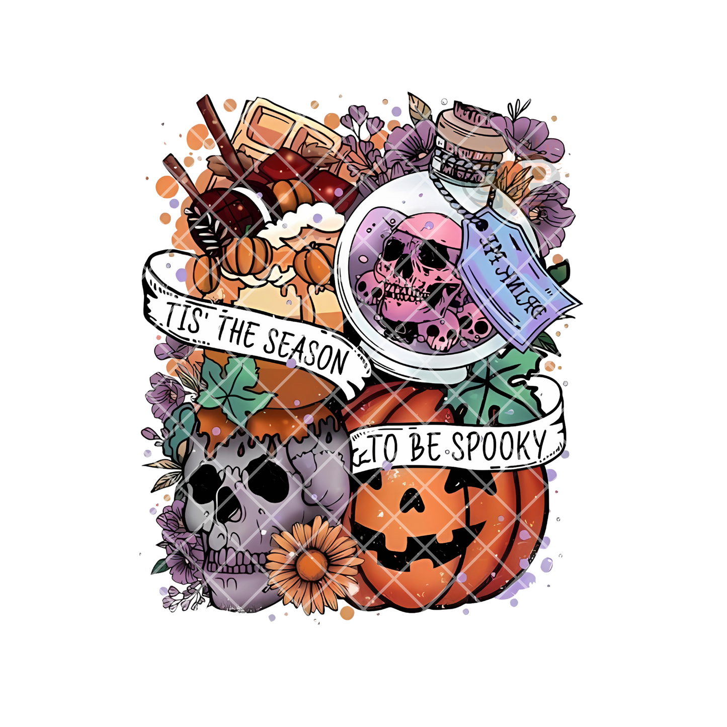 Tis The Season To Be Spooky PNG