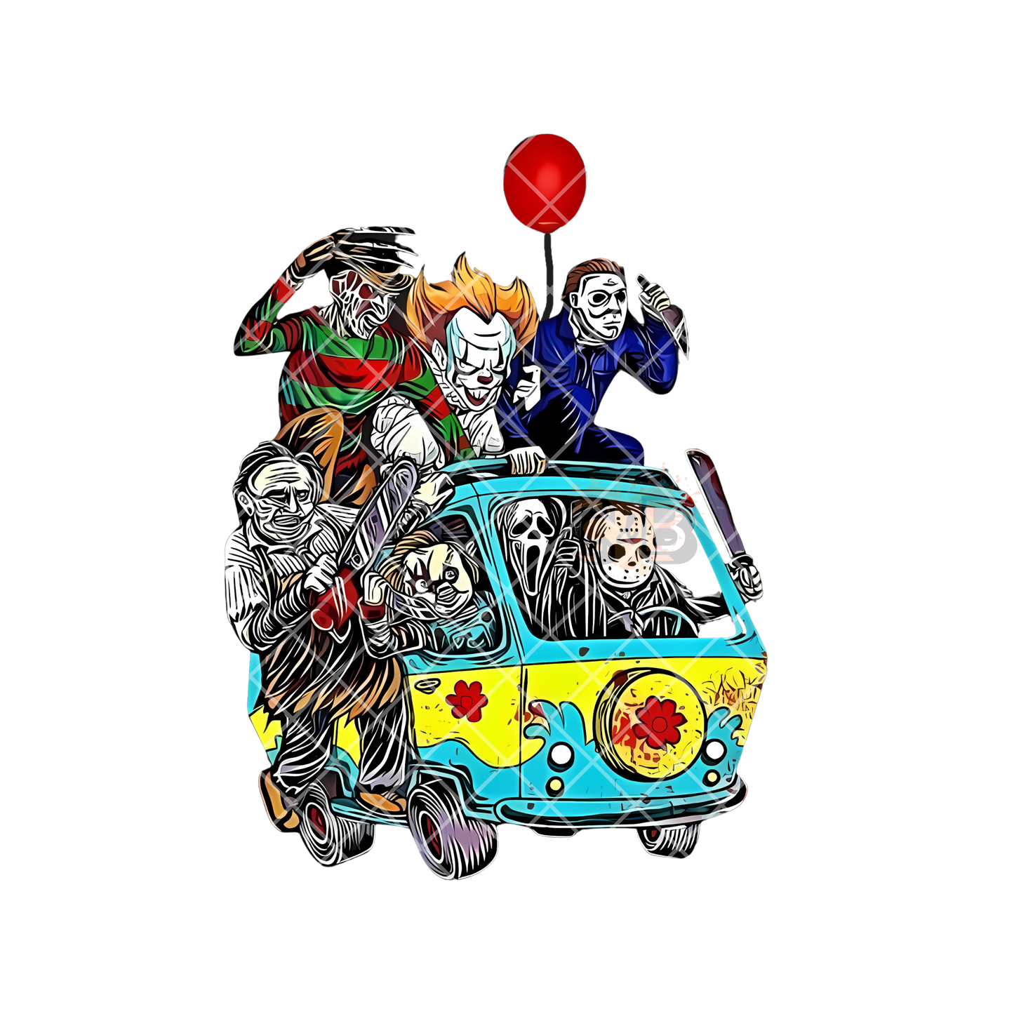 Horror Mystery Machine PNG