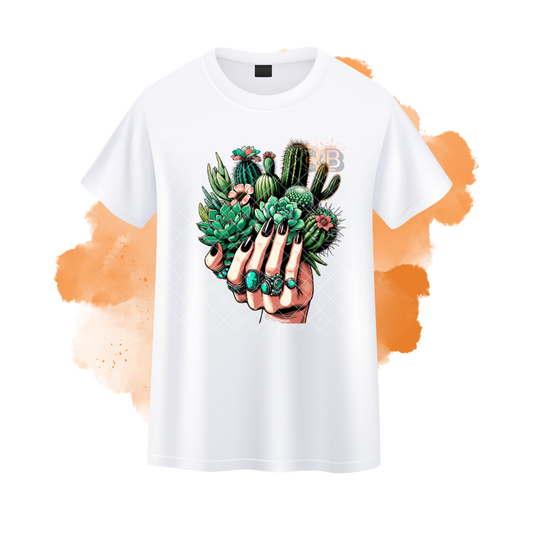 Hand With Succulents T-Shirt