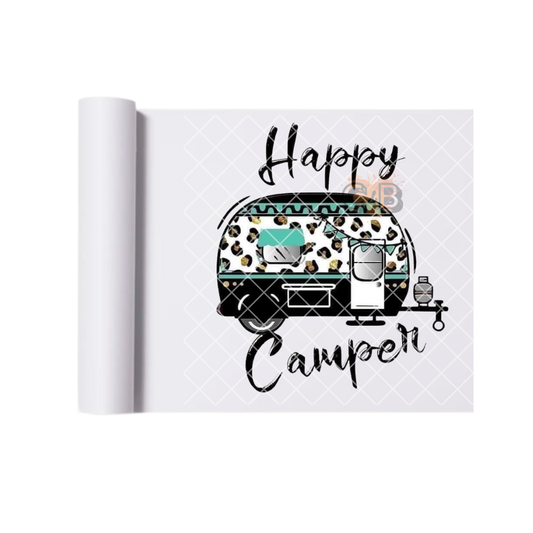 Happy Camper Trailer DTF Transfer