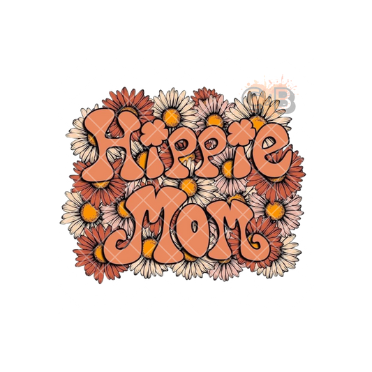 Hippie Mom Floral PNG