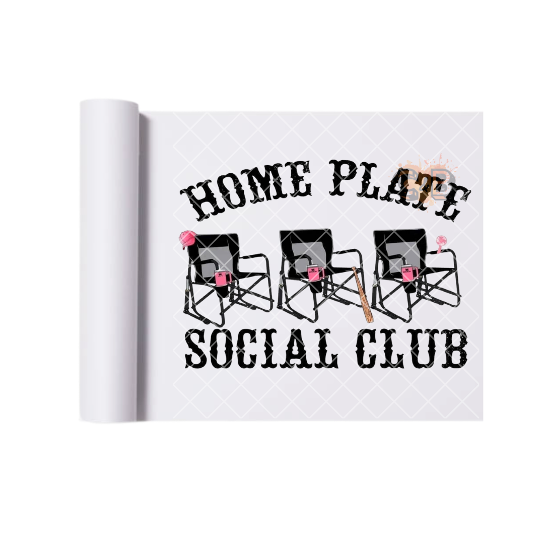 Home Plate Social Club DTF Transfer