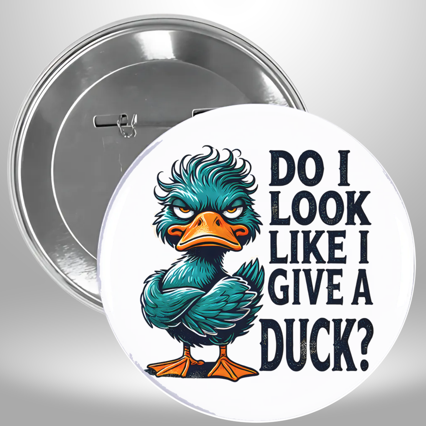 Give A Duck Pinback Button