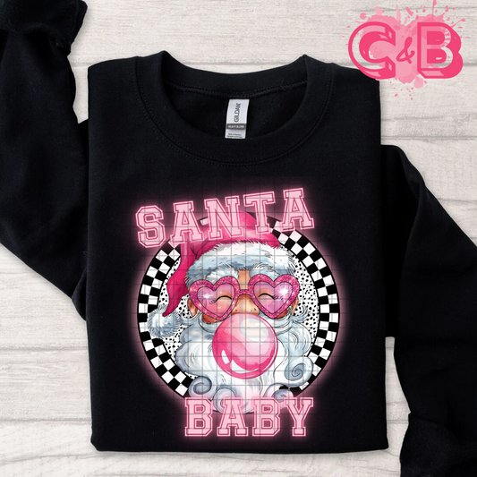 Santa Baby Bubble Gum T-Shirt