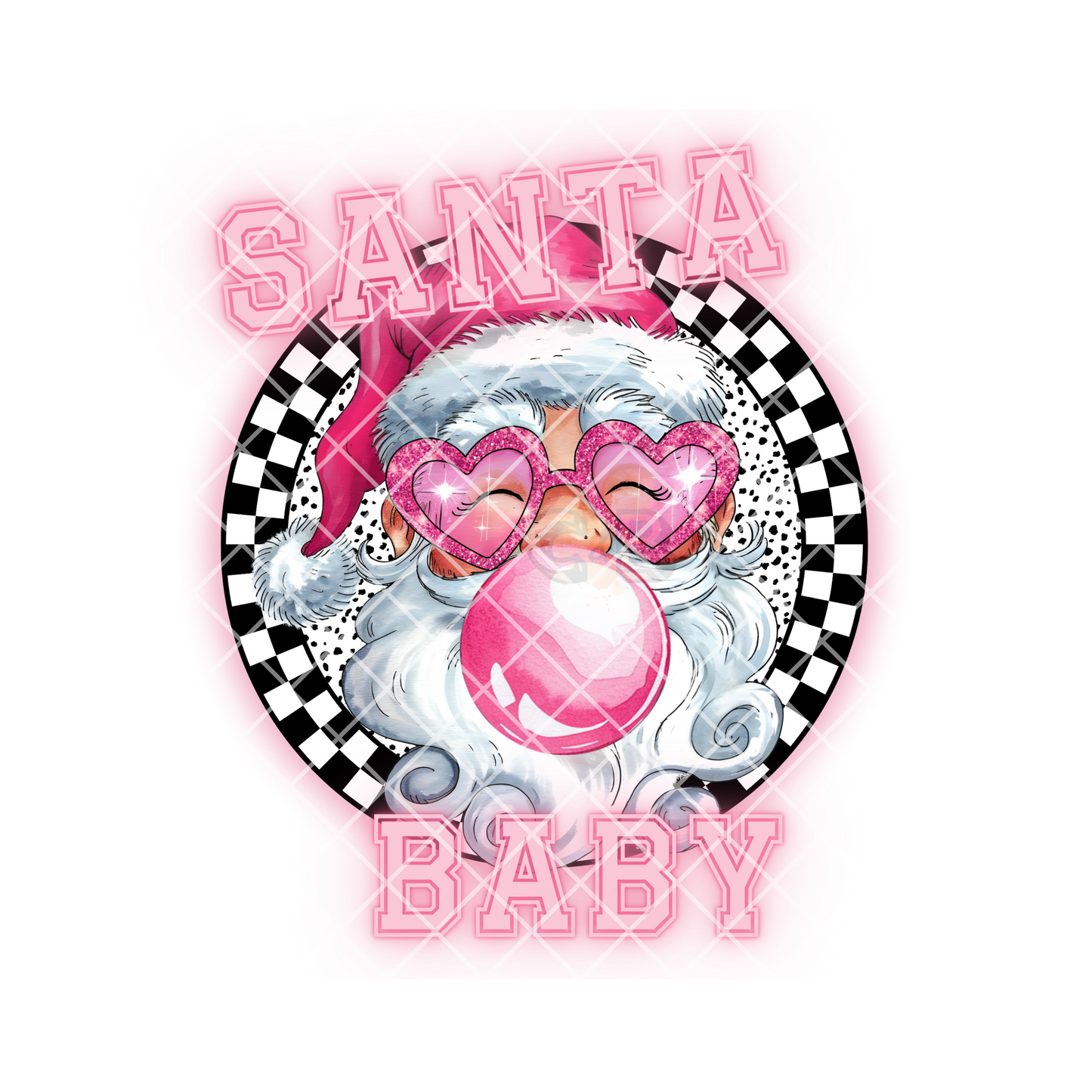 Santa Baby Bubble Gum PNG