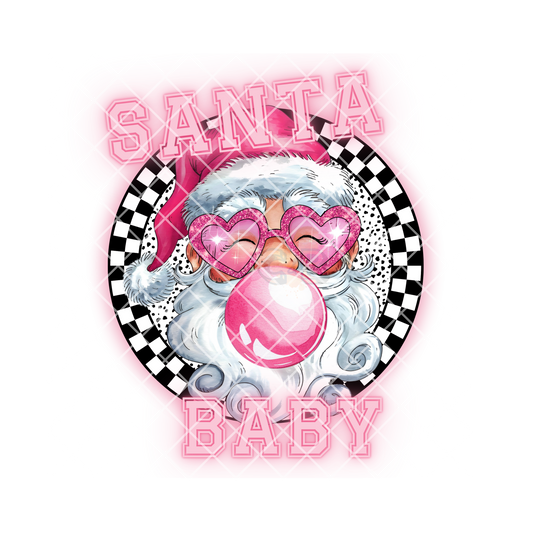 Santa Baby Bubble Gum PNG