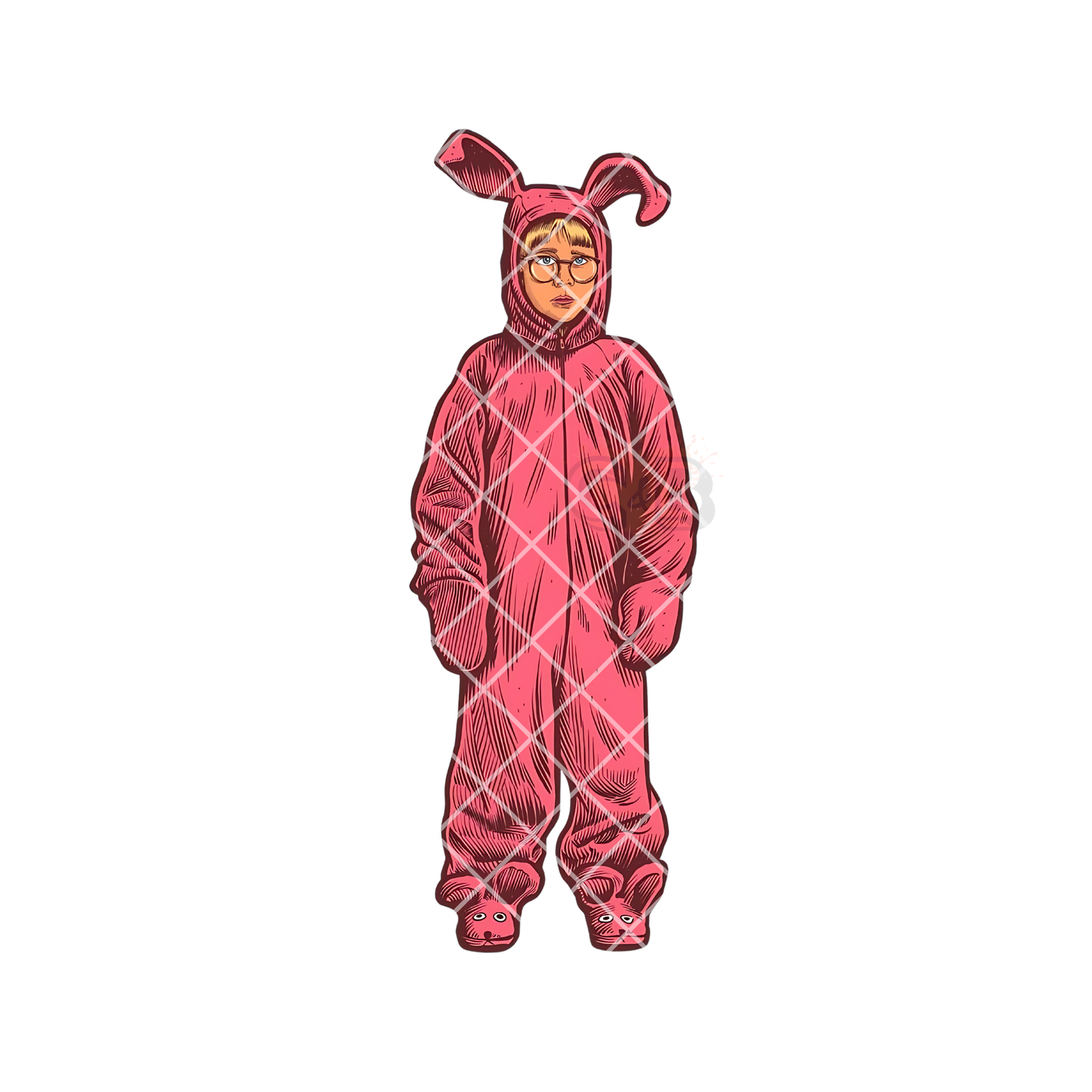 Christmas Bunny Suit T-Shirt