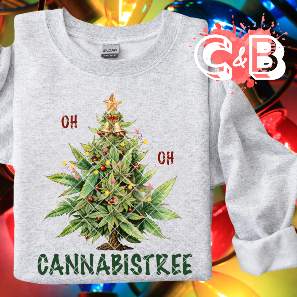 Oh oh cannabistree  film t shirt transfer