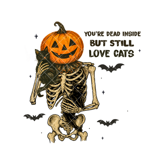 Halloween Love Cats PNG File