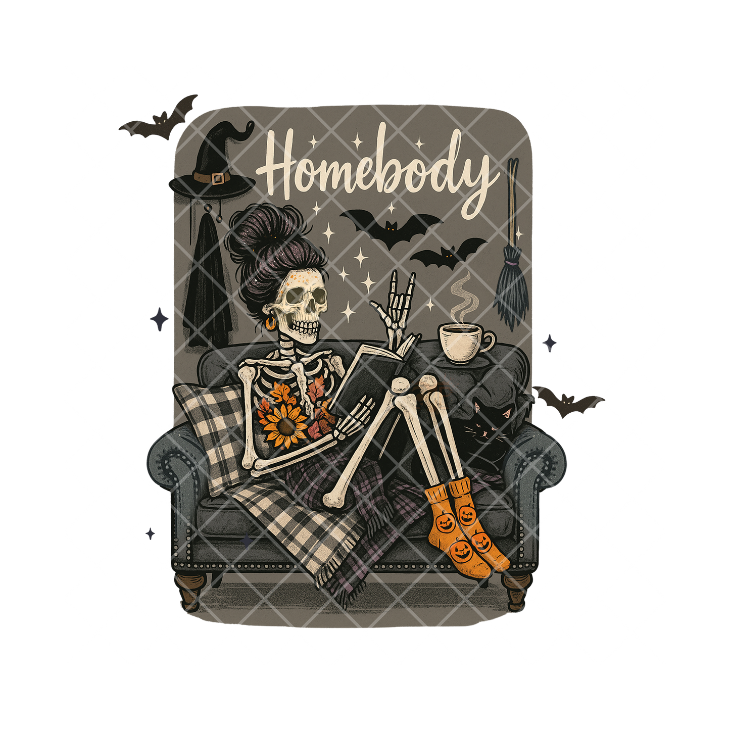 Halloween Homebody PNG File