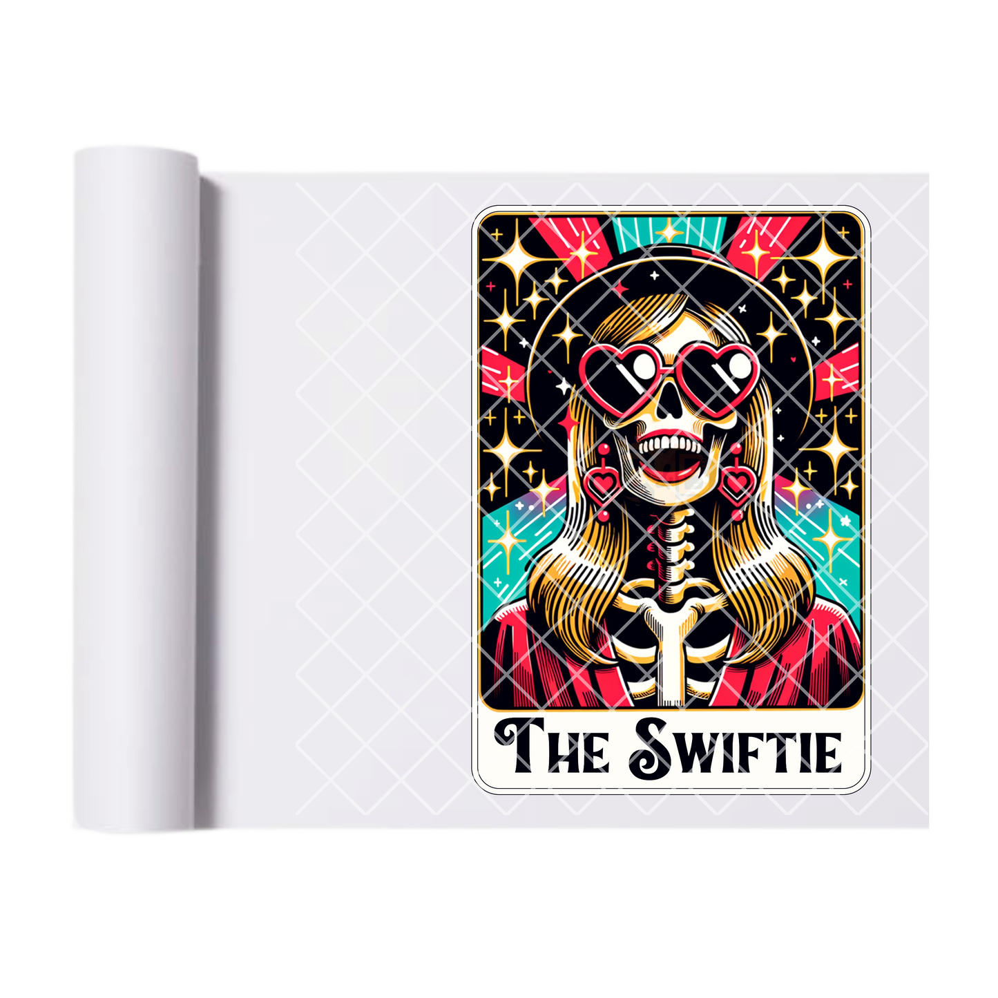 The swiftie skeleton card DTF Transfer