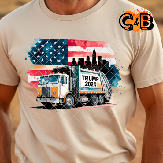 Trump Garbage Truck 2024 T-Shirt