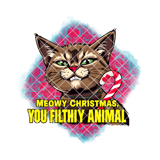 Meowy Christmas you filthy animal PNG