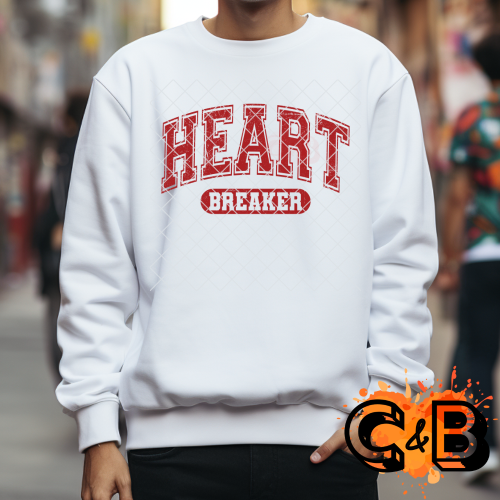 Heart breaker red PNG