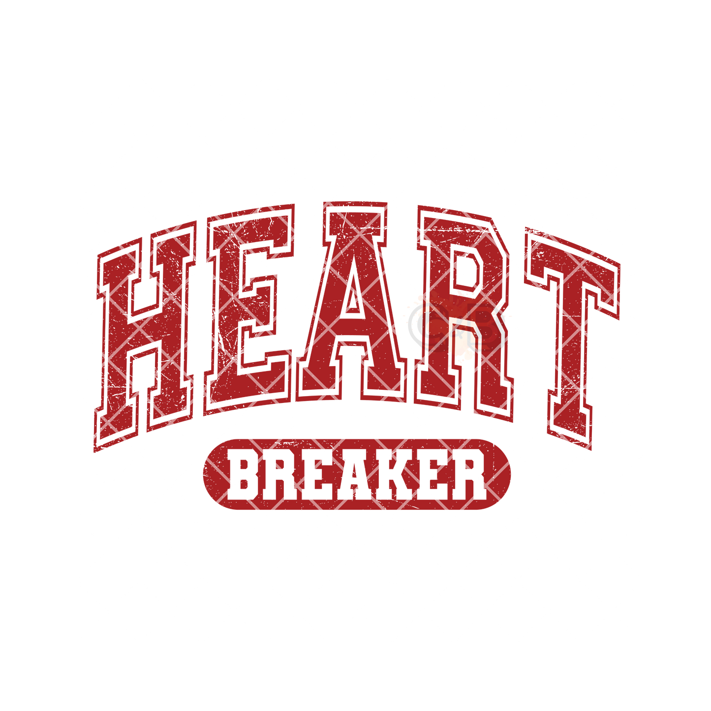 Heart breaker red PNG