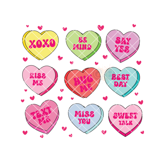 Heart candies PNG