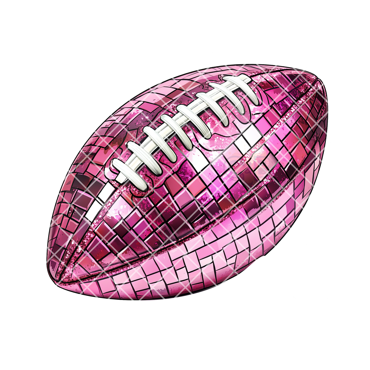 Purple disco football PNG