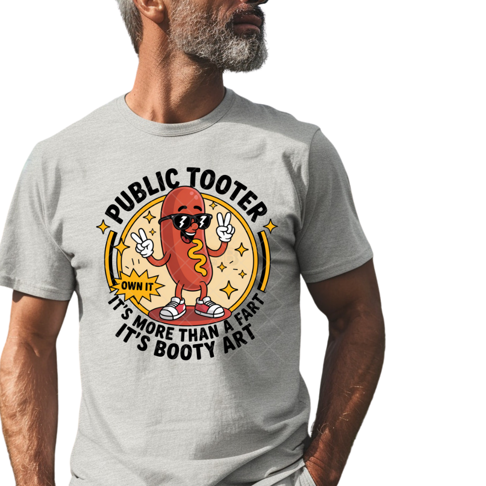 Public Tooter - Premium Graphic T-Shirt for Casual Wear