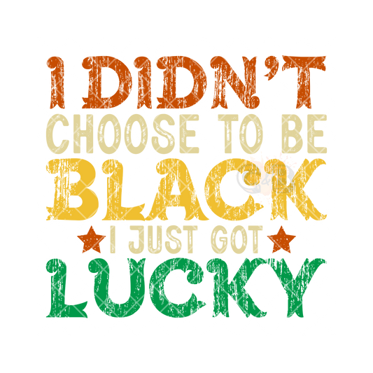 Black and lucky PNG