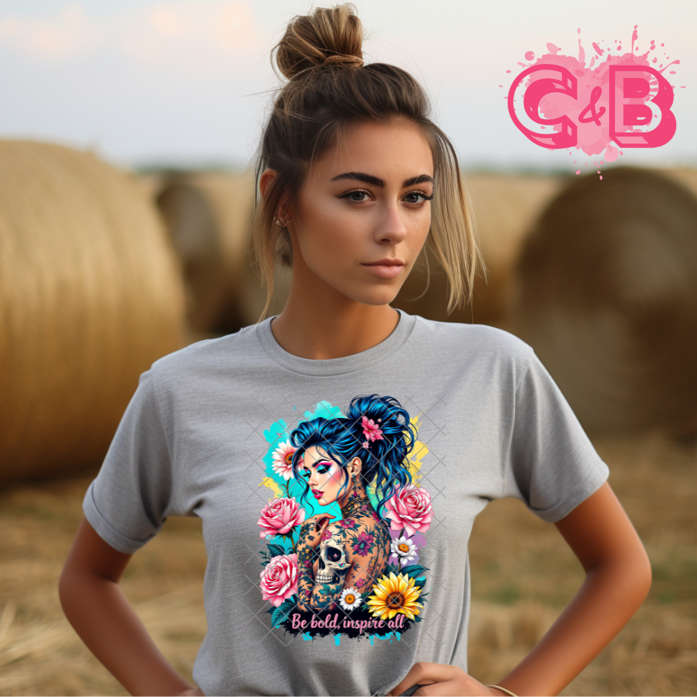 Be bold inspire DTF film t shirt transfer