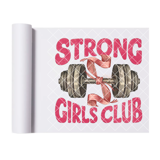 Strong girls club DTF transfer-high quality transfer for printing