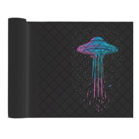 Comic spaceship DTF transfer-high quality transfer for printing