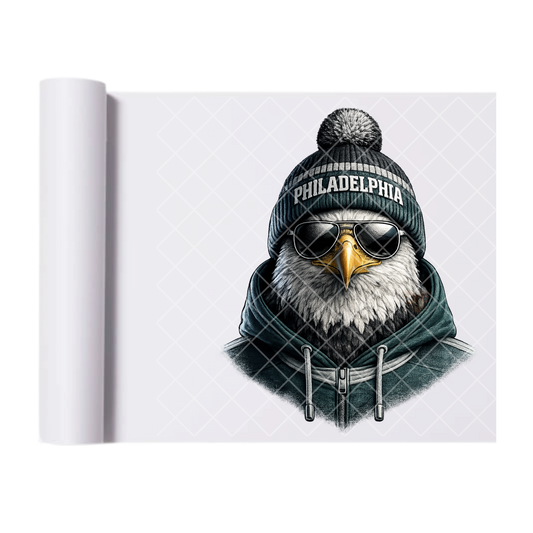 Philadelphia Football - Direct Print Film Transfer for T-Shirts, Cotton, Polyester & Blends - High-Quality Print