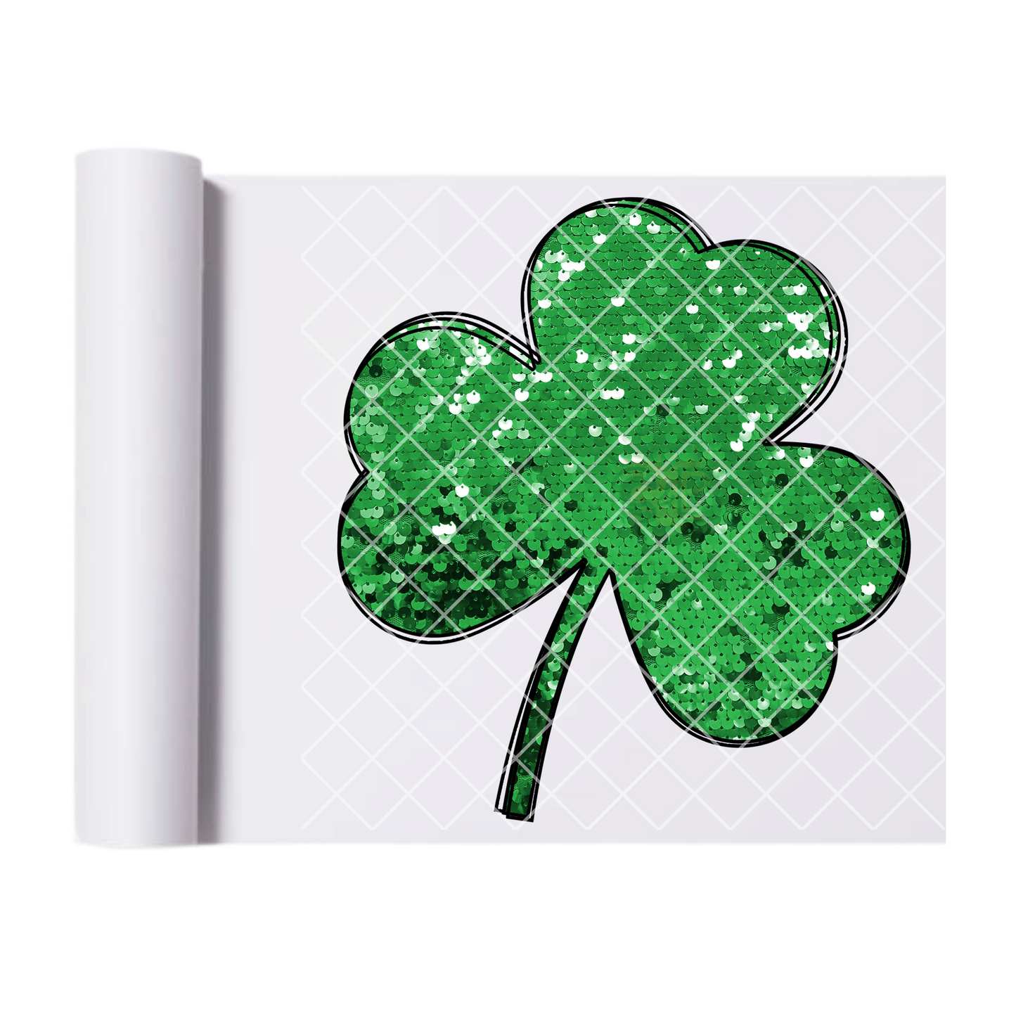 Dazzling Clover - Direct Print Film Transfer for T-Shirts, Cotton, Polyester & Blends - High-Quality DTF Print